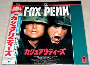 Michael J. Fox CASUALTIES OF WAR Sean Penn JAPAN LASERDISC LD NTSC New & Sealed - Picture 1 of 2