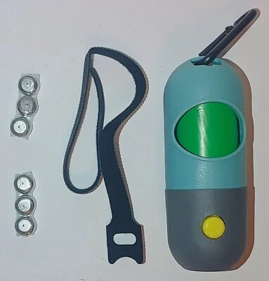 Dog Poop Waste Carrier With Light Comes With 1 Roll of Bags and Batteries  - Image 1 of 2