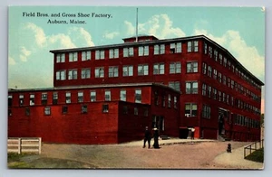 Postcard Maine Auburn Field Brothers & Gross Shoe Factory Exterior Unposted L957 - Picture 1 of 2