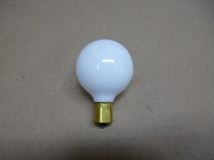 6 Pack CEC 13 Watt 12 Volt White G16.5 Single Cont Bayonet Base Light Bulb 20-99 - Picture 1 of 4