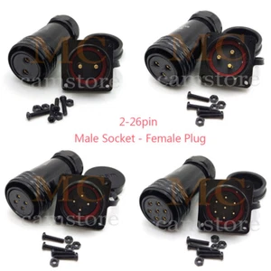 WEIPU SA28 2-26Pin Connector, IP67 Heavy Plug Aviation Bulkhead Connector Plug - Picture 1 of 25