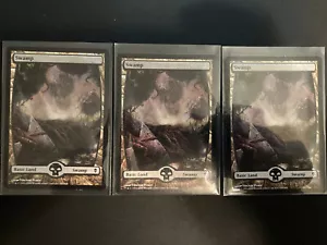 Swamp - Full Art (#241) - Zendikar - Near Mint (Set of 3) - Picture 1 of 1