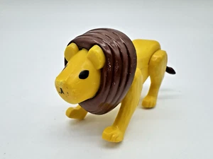 Vtg 1970's Fisher Price Little People Circus Train Zoo Animal Lion Figure HK Toy - Picture 1 of 14
