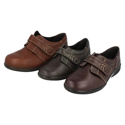 Ladies Leather Wide Fitting Easy B Shoes : Healey - Slight factory seconds - Image 1 of 4