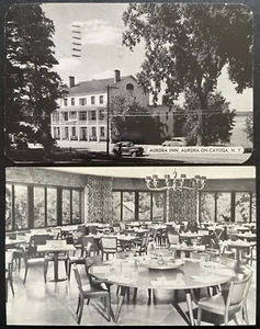 2 Stück RAR! Vintage Postkarte New York Cayuga Lake Aurora Inn NY Finger Lakes - Bild 1 von 5