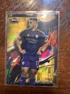 2024 Topps Finest MLS #92 MARTIN OJEDA GOLD REFRACTOR SP /75 ORLANDO CITY - Picture 1 of 3