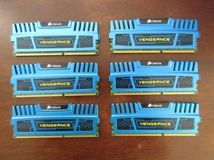24 GB Corsair Vengeance RAM DDR3-1600MHz  16GB (4 x 4GB) + 8GB (2 x 4GB) - Picture 1 of 5