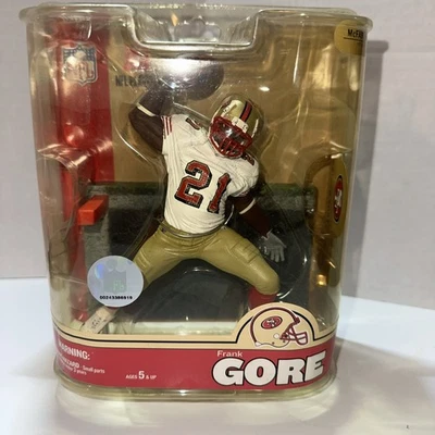 Camiseta Mcfarlane NFL Serie 16 Frank Gore San Francisco 49ers White Chase 2007 Foto 1 de 4