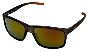 Occhiali da sole Timberland grigi da uomo in plastica rettangolari avvolgenti, lenti flash TB7255. 20U - Foto 1 di 12