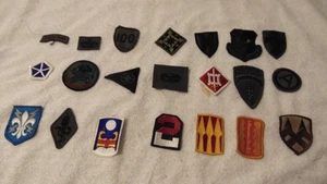 LOT OF 21 DIFFERENT VINTAGE OR RARE MILITARY PATCHES; LOT # 7 - Picture 1 of 8