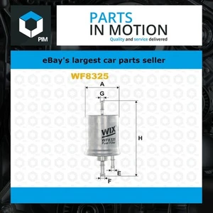 Fuel Filter fits AUDI S6 4F2, 4F5 5.2 06 to 11 BXA Wix 4F0201511C 4F0201511E New - Picture 1 of 2