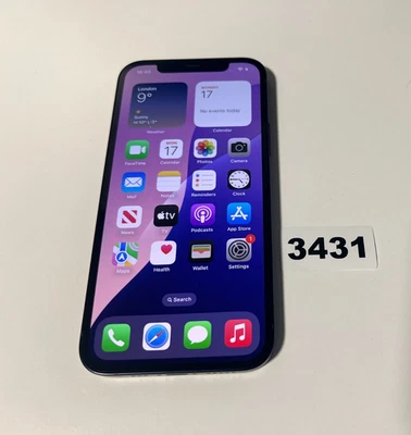 Apple iPhone 12 64GB Black  A2403 Unlocked Sim free 100% BH - Image 1 of 3