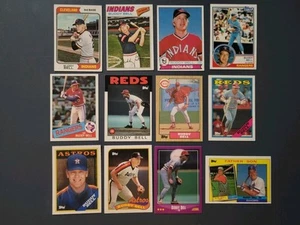 12 Card Lot Buddy Bell Indians, Rangers, Reds, Astros - excellent condition - Picture 1 of 2