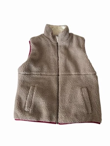 Peloton kuschelige Fleece-Wendeweste Damen M Sherpa-Schimmer 148 $ Einzelhandel - Bild 1 von 6