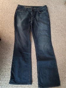 Eddie Bauer Damenjeans klassisch gerader Bootcut Größe 14 lang hoch 32" Schrittlänge - Bild 1 von 10
