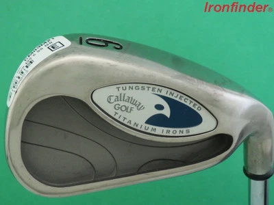 Callaway Hawk Eye titanium Single 6 Iron Steel Uniflex Shaft Mens Right Handed - Image 1 of 4
