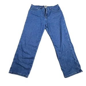 LL Bean Flanell gefütterte Jeans Herren Gr. 40x30 Classic Fit Jeans Workwear - Bild 1 von 11