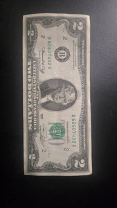 Two Dollar Bill From 1976 U.S - Picture 1 of 2