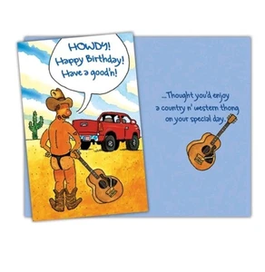 5 X 7 Inches Happy Birthday Greeting Card Funny Humor Cute SW - Picture 1 of 1