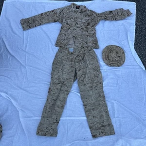 USMC UNIFORM 3 PEICE SET - MCCUU - DESERT MARPAT - MEDIUM SHORT - Picture 1 of 9