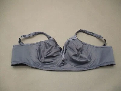 44D PLAYTEX Womens Gray Unlined Wireless Back Closure Demi Bra 8K - Image 1 of 4