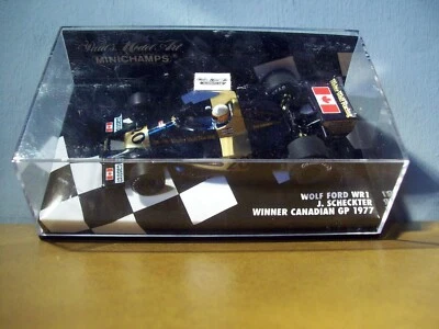 1/43 MINICHAMPS 400 770120 WOLF FORD WR1 JODY SCHECKTER WINNER CANADIAN GP 1977 - Image 1 of 4