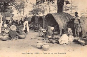 Niger - SAY - A corner of the market - Publ. Labitte - Picture 1 of 2