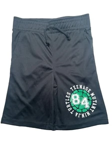 Boys Youth Teenage Mutant Ninja Turtles Black Athletic Shorts XS - Picture 1 of 4