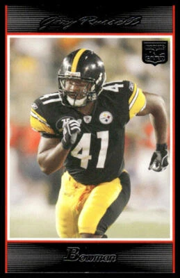 2007 Bowman #141 Gary Russell RC Pittsburgh Steelers - Image 1 of 2