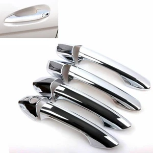 8pcs Door Handle Cover Gloss Chrome Silver Fit 13-19 X166 GL450 GL63 GLS63 - Bild 1 von 8