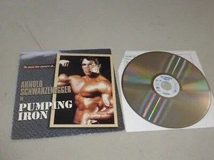 LASERDISC ARNOLD SCHWARZENEGGER PUMPING IRON MOVIE VINTAGE 1976 IMAGE RHINO - Picture 1 of 2