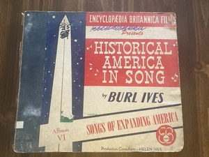 Burl Ives , Historical America In Song- 5 RECORDS - Picture 1 of 13