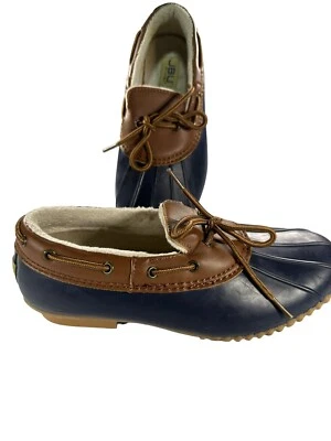 JBU By Jambu Gwen Duck Shoes 10M Women Weather Ready Rubber Vegan Navy GorpCore - Image 1 of 4