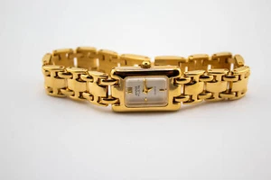 VINTAGE ESTATE ANNE KLEIN WOMANS GOLD WATCH - Picture 1 of 2