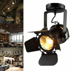 E27 Vintage Retro Deckenlampe LED Strahler Scheinwerfer Industrie Spotlight - Bild 1 von 9