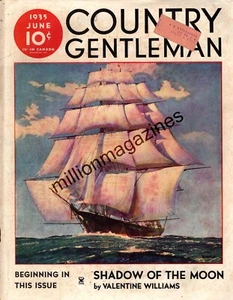 1935 Country Gentleman June - Indiana State Parks; Shadow of the Moon; - Picture 1 of 1