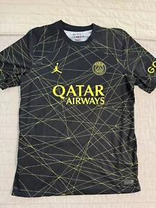 Paris Saint Germain PSG Mbappe Nike 4th Kit Soccer Jersey Men Sz L NWOT - Picture 1 of 7