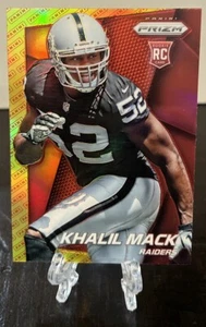 2014 Panini Prizm KHALIL MACK #218 Rotgold Variation Raiders Rookie RC - Bild 1 von 2