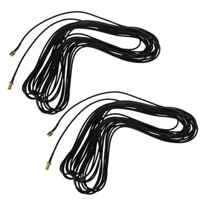 2X WLAN RP-SMA Kabel Antennenkabel Verlaengerung Antenne 9M R8E31532 - Photo 1/5
