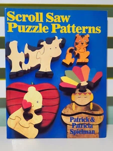 Scroll Saw Puzzle Patterns! 1988 Craft Book by Patrick & Patricia Spielman - Picture 1 of 5