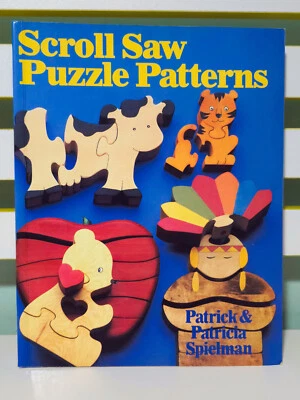 Scroll Saw Puzzle Patterns! 1988 Craft Book by Patrick & Patricia Spielman - Image 1 of 4