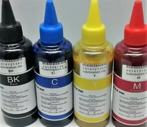 Refill sublimation ink for Ricoh 4x 100ml GC31 GC41 7100 SG 2100 2010L 3100 3110 - Picture 1 of 2