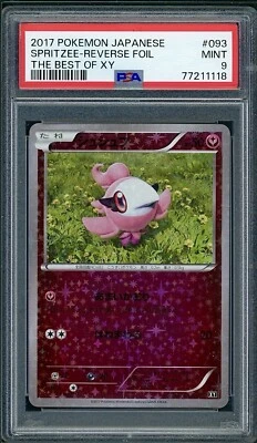 PSA 9 Spritzee Reverse Holo Japanese The Best of XY 093/171 Pokemon - Image 1 of 2