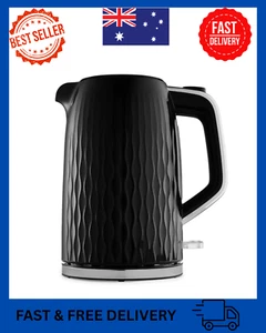 Electric 1.7L Kettle Handy kitchen Stylish Modern Black and Silver Look - Picture 1 of 5