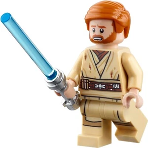 LEGO Star Wars Obi-Wan Kenobi Minifigure Dirt Stain 75269 75286 Duel on Mustafar - Picture 1 of 3