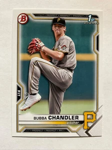 2021 Bowman Draft BUBBA CHANDLER 1st Bowman RC Pittsburgh PIRATES #BD-41 - Picture 1 of 2