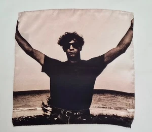 New Paul Smith  + R.E.M Pocket Square Handkerchief 100% Silk - Picture 1 of 2