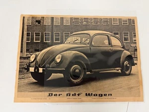 Official U.S. Treasury Poster - 1946-0-637980 - Early VW / Der Kdf Wagen - Picture 1 of 14