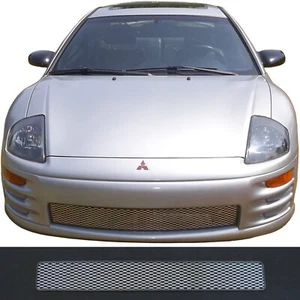 CCG MESH GRILL INSERT FOR 2000-2002 MITSUBISHI ECLIPSE DIAMOND XXL FLAT GRILLE - Picture 1 of 10