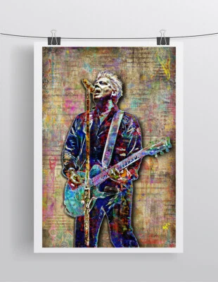 DEXTER HOLLAND of The OFFSPRING Tribute 24x36inch Poster Offspring Free Shipping - Image 1 of 4